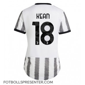 Juventus Moise Kean #18 Hemma Matchtröja Dam 2022-23 Kortärmad